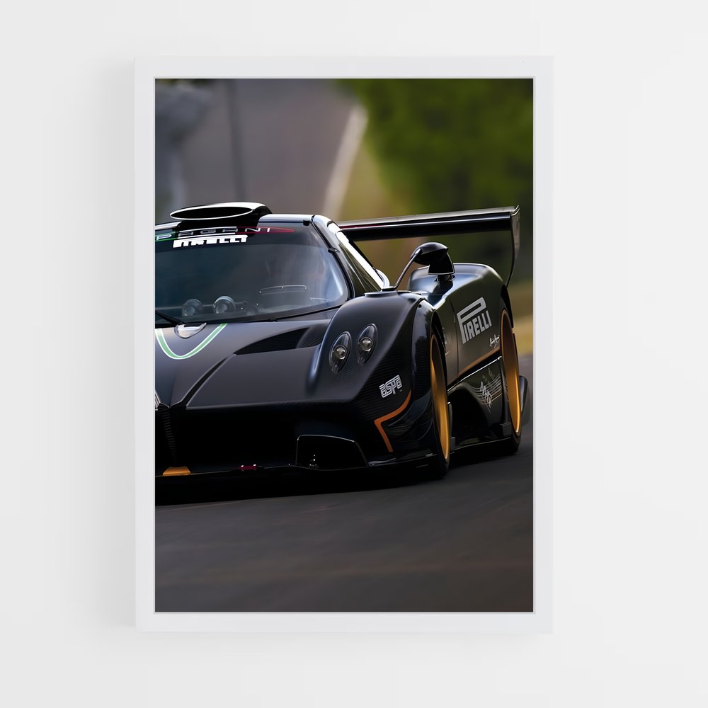 Poster Vitesse Obscure – affiche Pagani (vue 3)